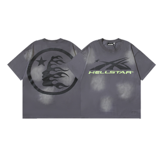 Hellstar Washed Print Short-Sleeve T-Shirt